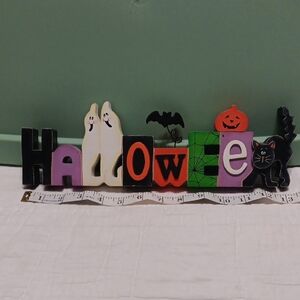 Colorful Halloween Decorative Sign